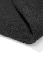 2pcs Men's Tactical Fleece Hoodie, Drawstring Zip Pockets Warm Fuzzy Pullover Hooded Sweatshirt, for Outdoor Hiking Daily Fall Winter Wear - Black