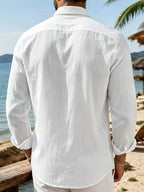 Men's Fashion Casual Shirt - White