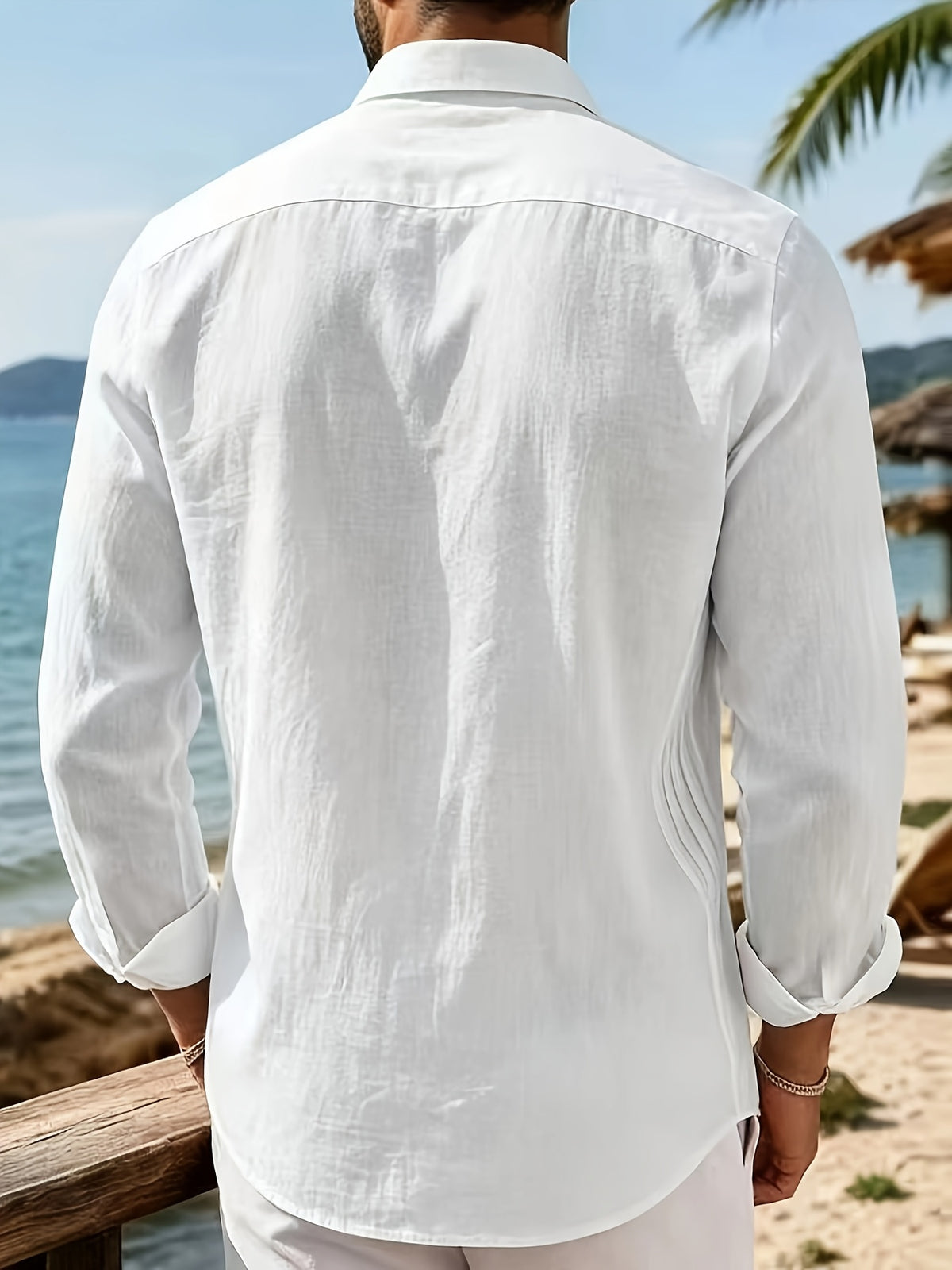 Men's Fashion Casual Shirt - White