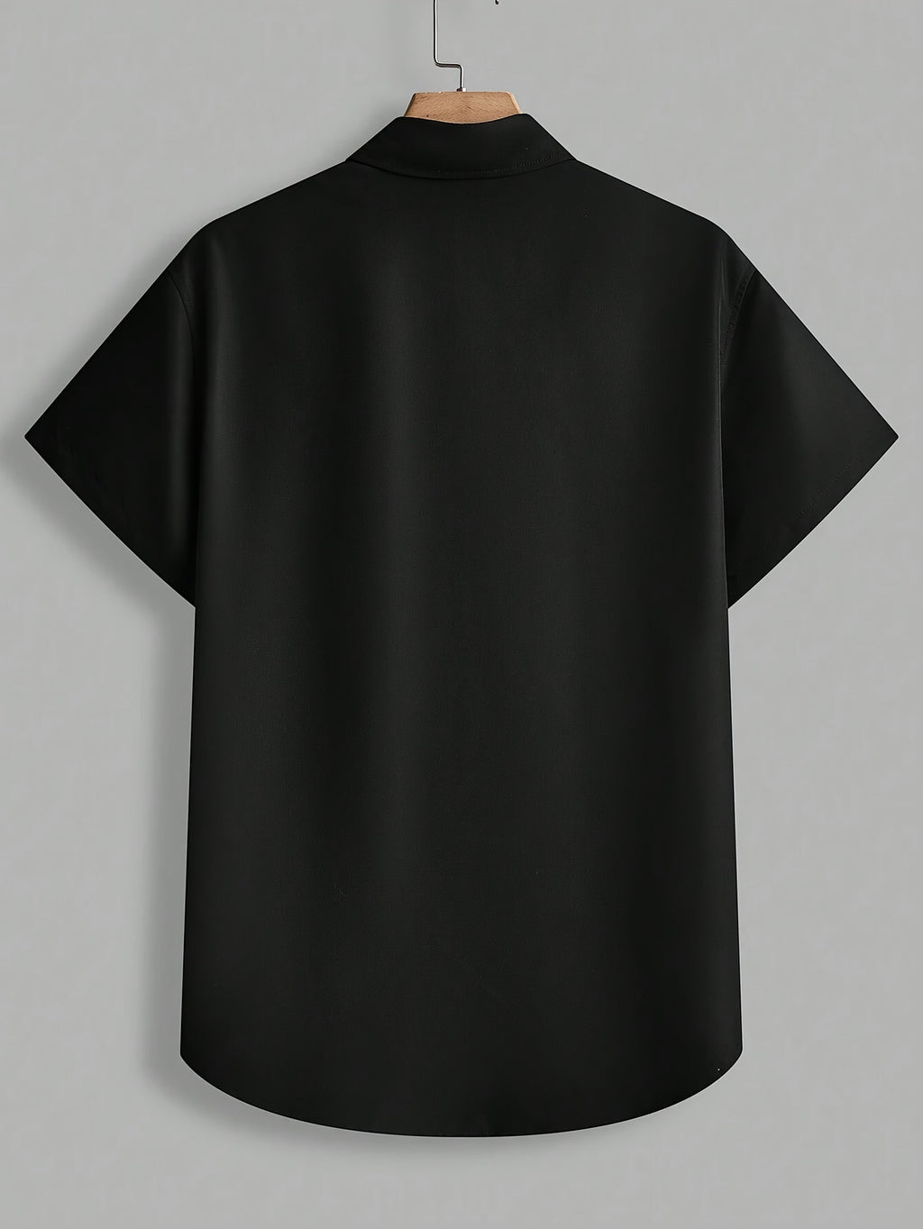 Men's Color-Block Short-Sleeve Button- Shirt, Casual Spirit Print Summer Top - Mixed colors