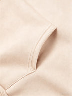 Versatile Hoodie for Weightlifting Enthusiasts, Casual and Comfortable Long-Sleeve Pullover, Suitable for Spring, Autumn, and Winter - Apricot