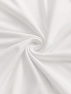 Women's Summer Short-Length Sexy and Slim-Fit Stretchy Short-Sleeve T-Shirt in White, Casual and Fashionable Blouse Style - White