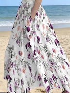 Solid Drapey Chic A-Line Skirt - Mixed colors