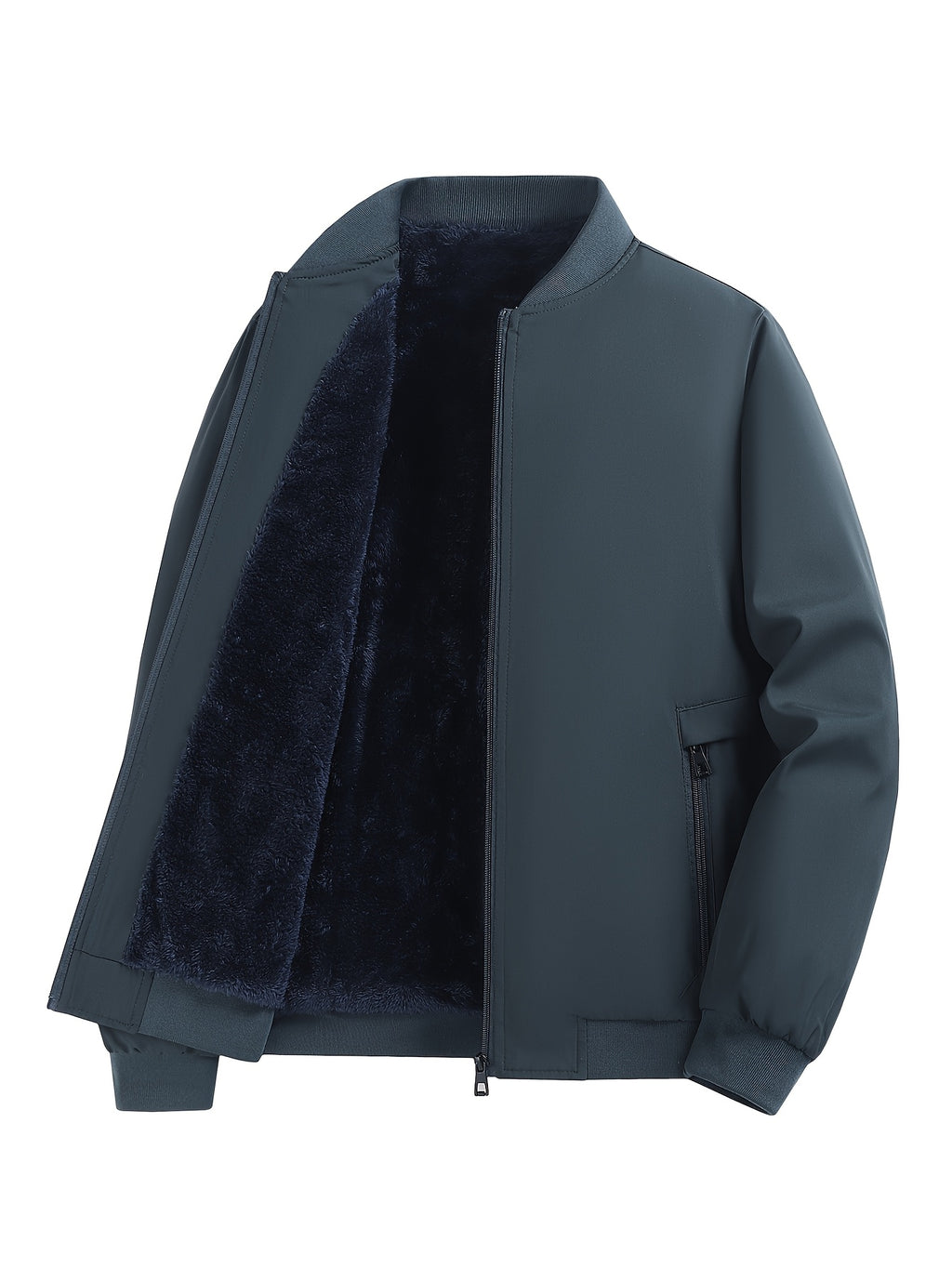 Claude Men's -Lined Jacket for Autumn/Winter - Dark Green