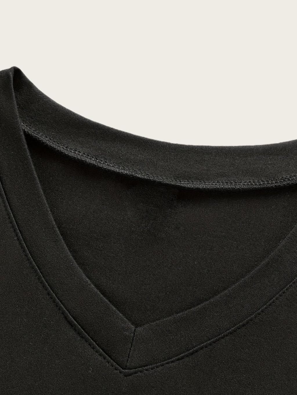 [180G 100C] Men'S V-Neck T-Shirt Solid Color Short Sleeve Top Casual Base Layer, "CALIFORNIA" Letter Print, Men'S All-Season Daily Wear, Father'S Day Gift, Back-To-School Season, Date Night, Designed Clothing - Black