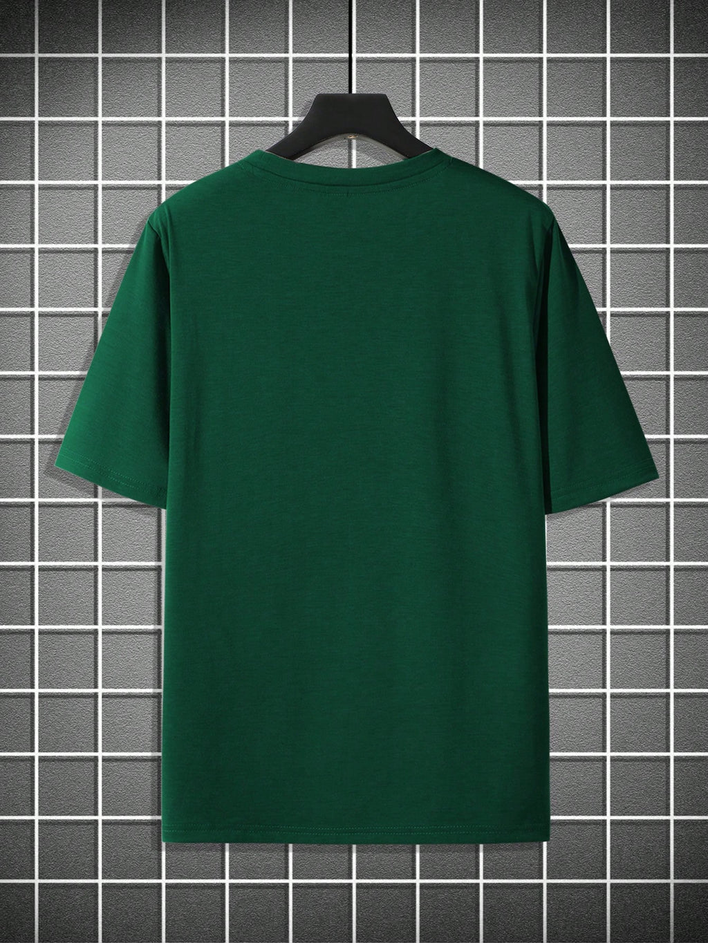 180G, 100%. Men'S Regular Fit Short Sleeve T-Shirt, Print with Location Design, High Fit Rate, All-Season Versatile - Dark Green