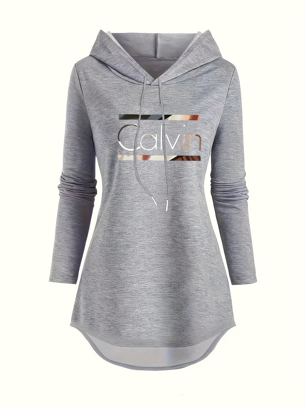 Fashionable Long Tops for Women'S Clothing - Light Grey