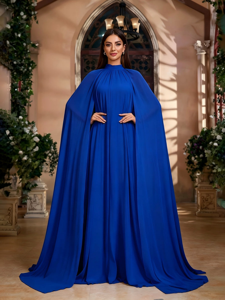 Elegant And Exquisite Evening Dress, Full Skirt Women'S Long Dress, Party Dress, New Women'S Dress, Hosting Performance Dress, Bridesmaid Dress, Casual Dress, Prom Dress, Summer Dress, Graduation Dress, Women'S Sexy Performance Dress - Royal Blue