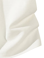 Men's New Bamboo Rayon Knot Pattern Fabric Short-Sleeve T-Shirt, Stylish 2-in-1 Look V-Neck Top, Casual Daily Wear, Suitable for Everyday Outings, Light Commuting, and Other Scenarios - White Apricot