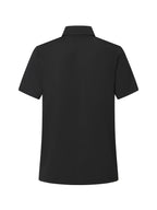 Classic Solid Color Short-Sleeve Men'S Polo Shirt, Home Casual Shirt - Black