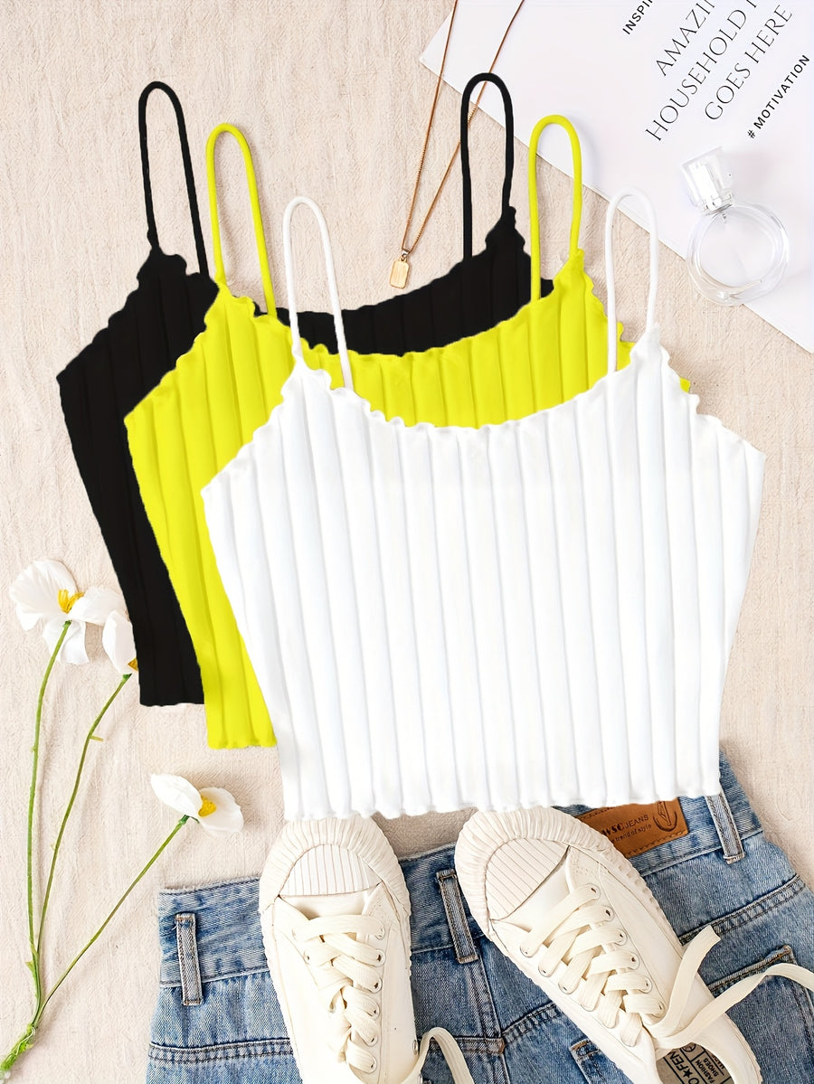 Women's Camisole Three-Piece Set - Mixed Color 2