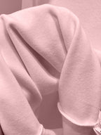 Women's High Neck Slim Fit T-Shirt - Thermal Base Layer Top with Heartbeat Line & Heart Print, Stretch Suitable for Winter Warmth, Machine Washable Layering Shirt, Cold-Resistant High Neck Blouse Style for Daily Wear (No Transparency) - pink color