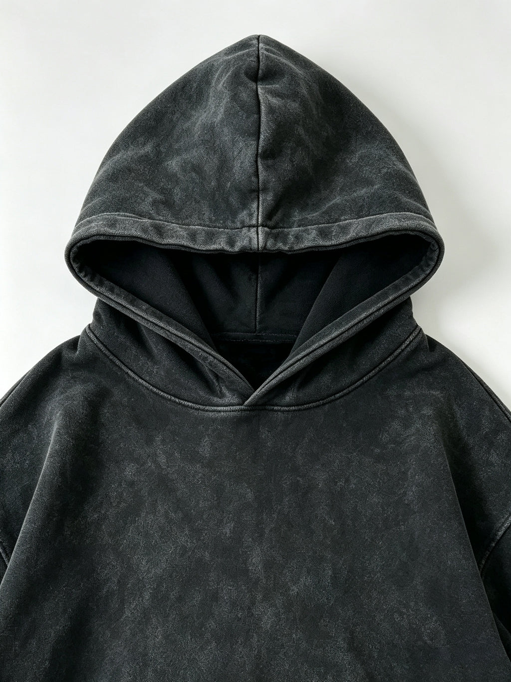New Autumn/Winter Men's Trendy Letter Print Hooded Sweatshirt, Casual Daily Commute Pullover Top, Men's Fashion Sweatshirt - Black