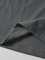 [Warner Official License] Crew Neck Casual Short Sleeve Top, Men's 100% Casual Comfortable and Versatile Summer Short Sleeve T-Shirt, Suitable for Outdoor Wear, Gym, Office and Everyday Fashion-men and Women Can Wear - Dark Gray