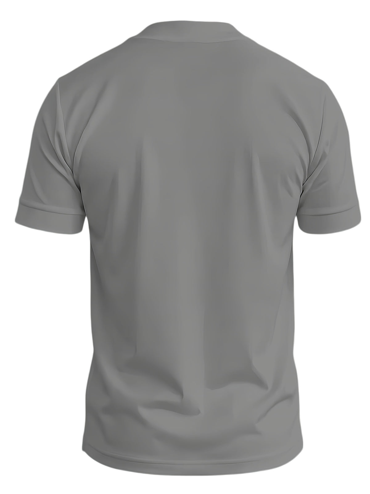 A 2026 New Style Men'S Summer Casual Sports V-Neck T-Shirt, Featuring a Street Fashion V-Neck Design, a Lightweight And Breathable Training Shirt for Exercise And Fitness, Suitable As a Base Layer for Daily Wear - Light Grey