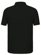 Thin and Breathable Men's Business Polo Shirt, Short Sleeve, Golf Sport, Simple Solid Color Design, Durable and Versatile for Daily Casual Wear, Men's Summer Short Sleeve - Black
