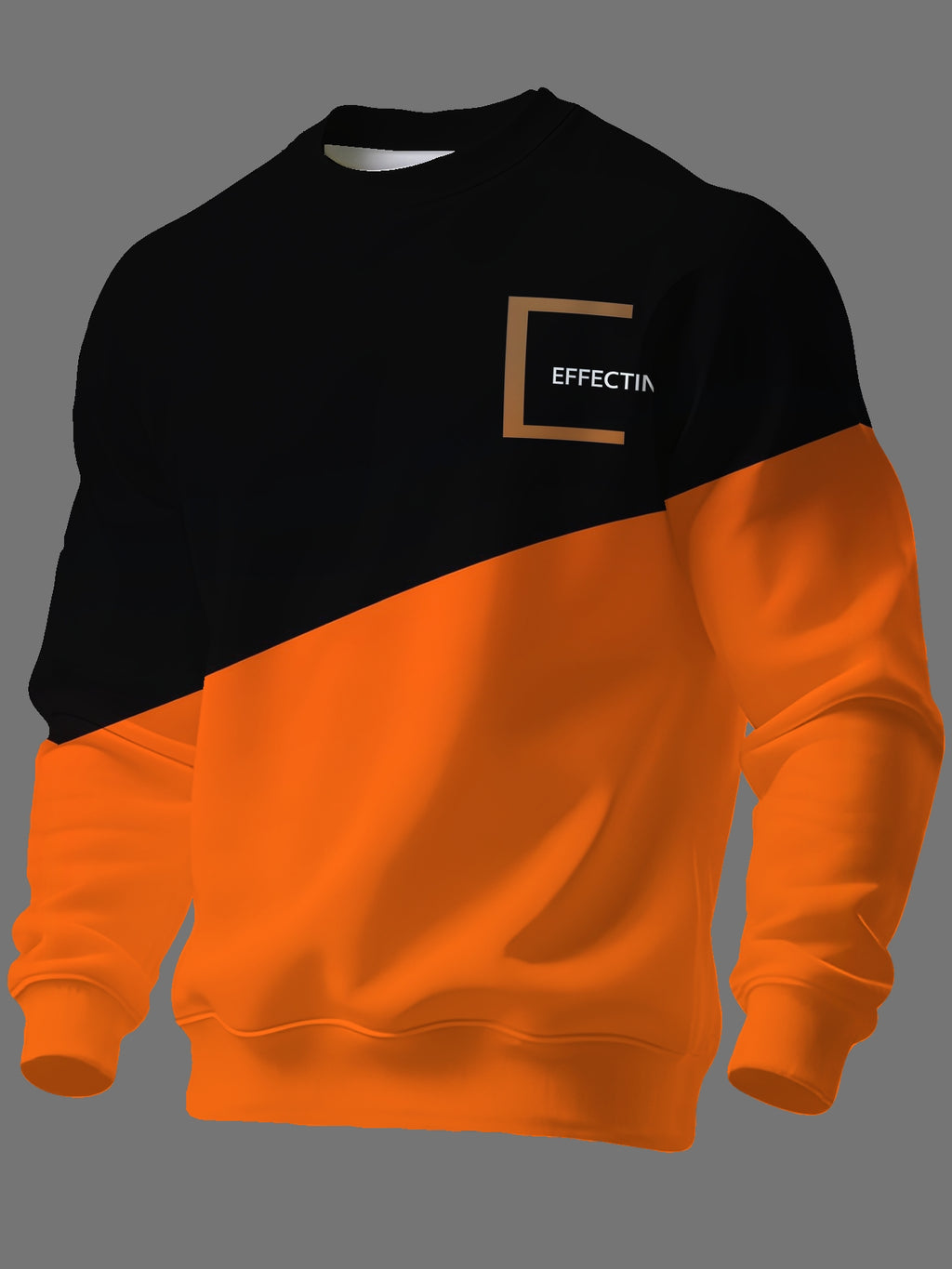 Men's Crew Neck Sweatshirt, Trendy Brand Fashion, Long Sleeve, Fall/Winter 2026, New Arrival, Premium Crew Neck Sweatshirt - Mixed colors