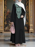 New Muslim Women'S Clothing Arrives, Women'S Dress, Classic Loose Fit, Middle Eastern Traditional Robe, Elegant Muslim Long Dress, Long Abaya, Restoring The Essence of Middle Eastern Traditional Robes, Suitable for Prayer, Commuting, And Parties - Mixed colors