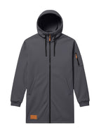 New Men's Casual Sports Sweatshirt and Hooded Long Knitted Jacket, Featuring a Multi-pocket Style. The Overall Fit Is Loose and Elegant. Fashionable Outdoor Casual Sweatshirt, Long-sleeved Cardigan, Hooded Design, Winter Clothes for Men - Dark Gray