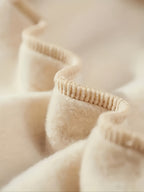 Women'S Fashion Cherry Blossom And Letter Print Casual Hooded Sweatshirt - Apricot