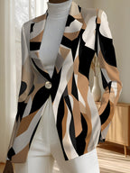 This Elegant Women's Blazer, Designed Specifically for the Spring and Autumn Seasons, Is the Ideal Choice for Comfortable Casual Attire. Both Creative and Highly Fashionable, It Allows You to Craft a Truly Unique and Elegant Look. - Mixed colors