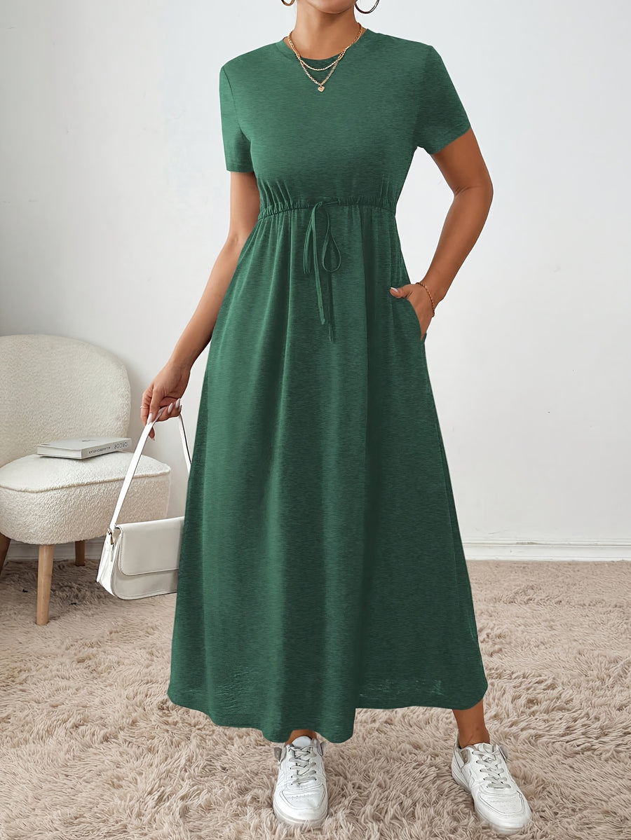 Women's Fashion Dress - Dark Green