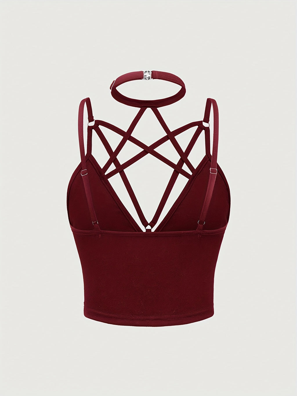 Fashion Strappy Cami - Burgundy