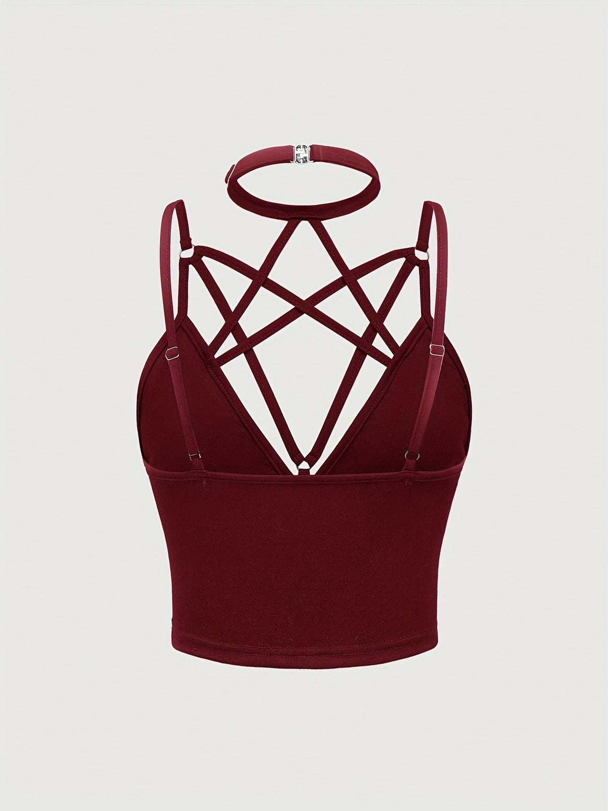 Fashion Strappy Cami - Burgundy