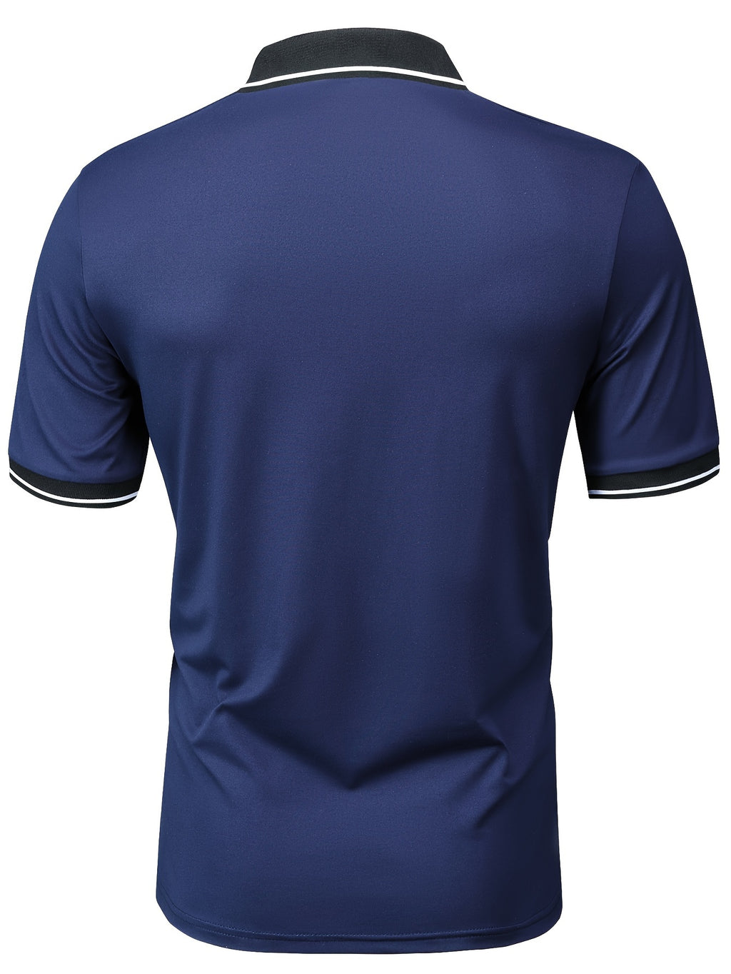 5pcs Summer Lapel Men's Shirts, Solid Color Plain Short Sleeve Shirts, Multi-Color Workwear, Casual Sportswear, Men's Executive Tops - Mixed Color 2
