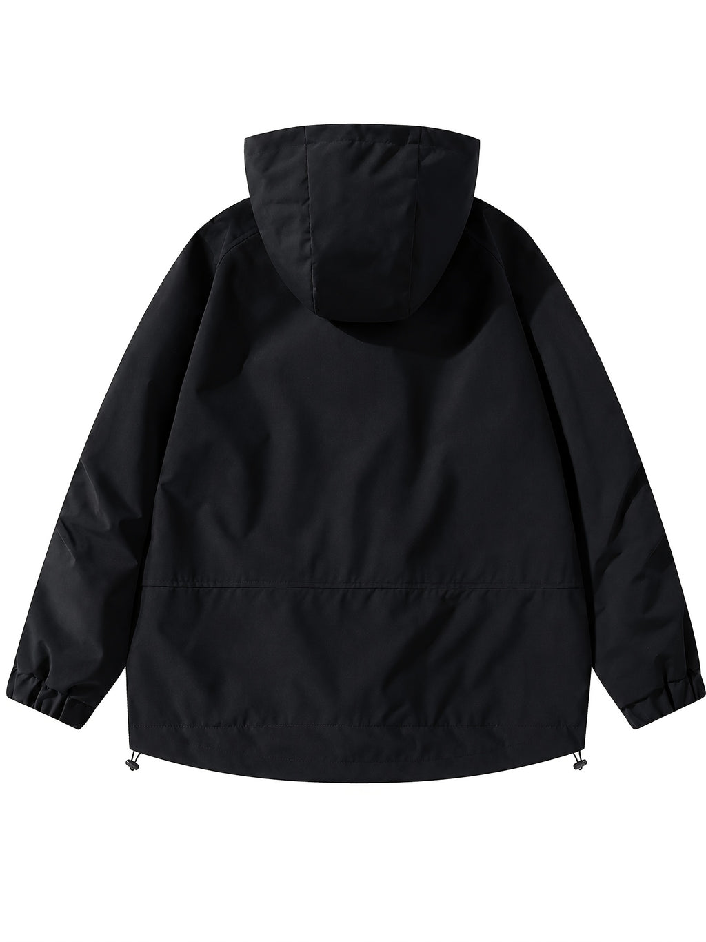 Men'S Lightweight Hooded Softshell Jacket - a Classic, Rugged, And Casual Full-Zip Coat with Multiple Pockets. Suitable for Hiking, Camping, Travel, And Daily Commuting; Ideal for Spring, Summer, And Autumn Wear. A Great Gift Choice for Men - Black