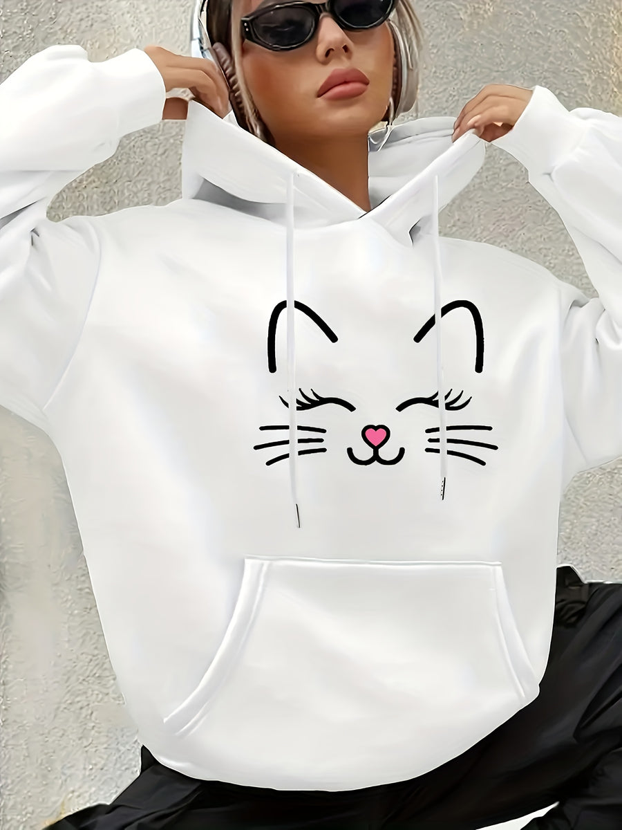 Women's Fashion Hoodie - White