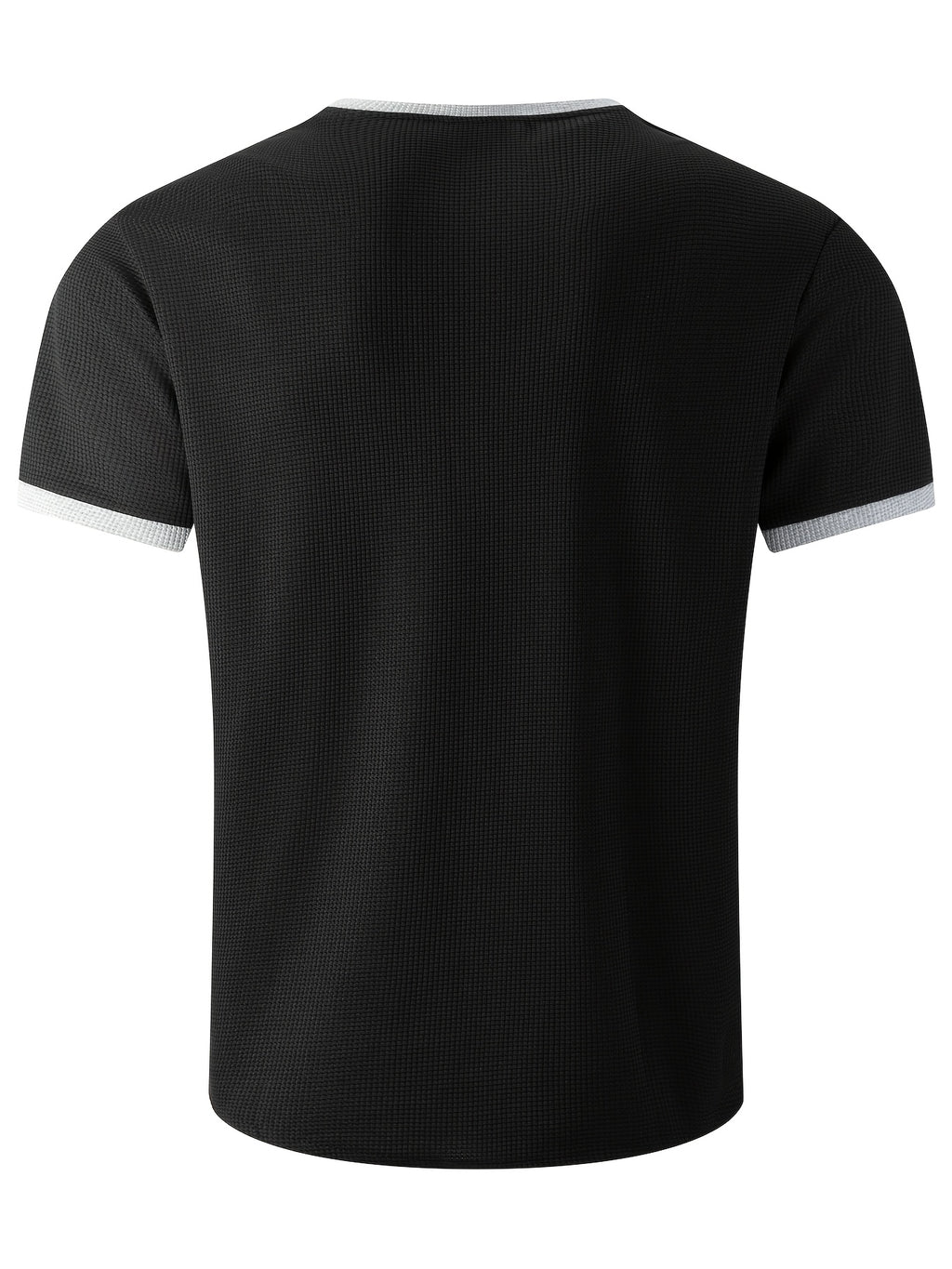 Business Elegant Solid Color V-Neck - Black