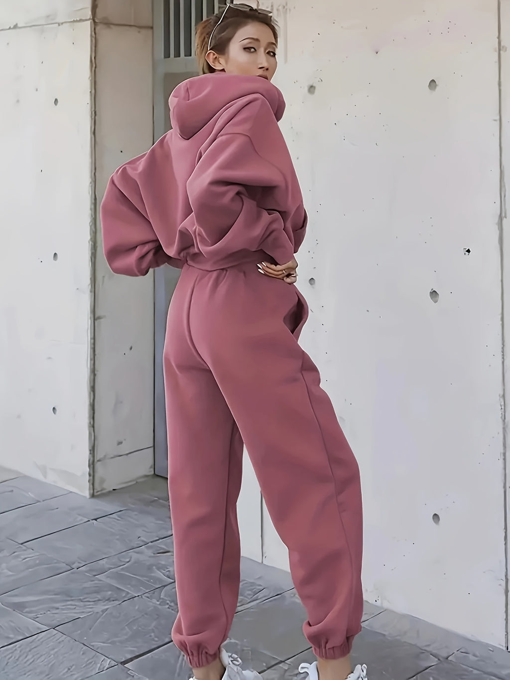 Women's Suit Set - Burgundy