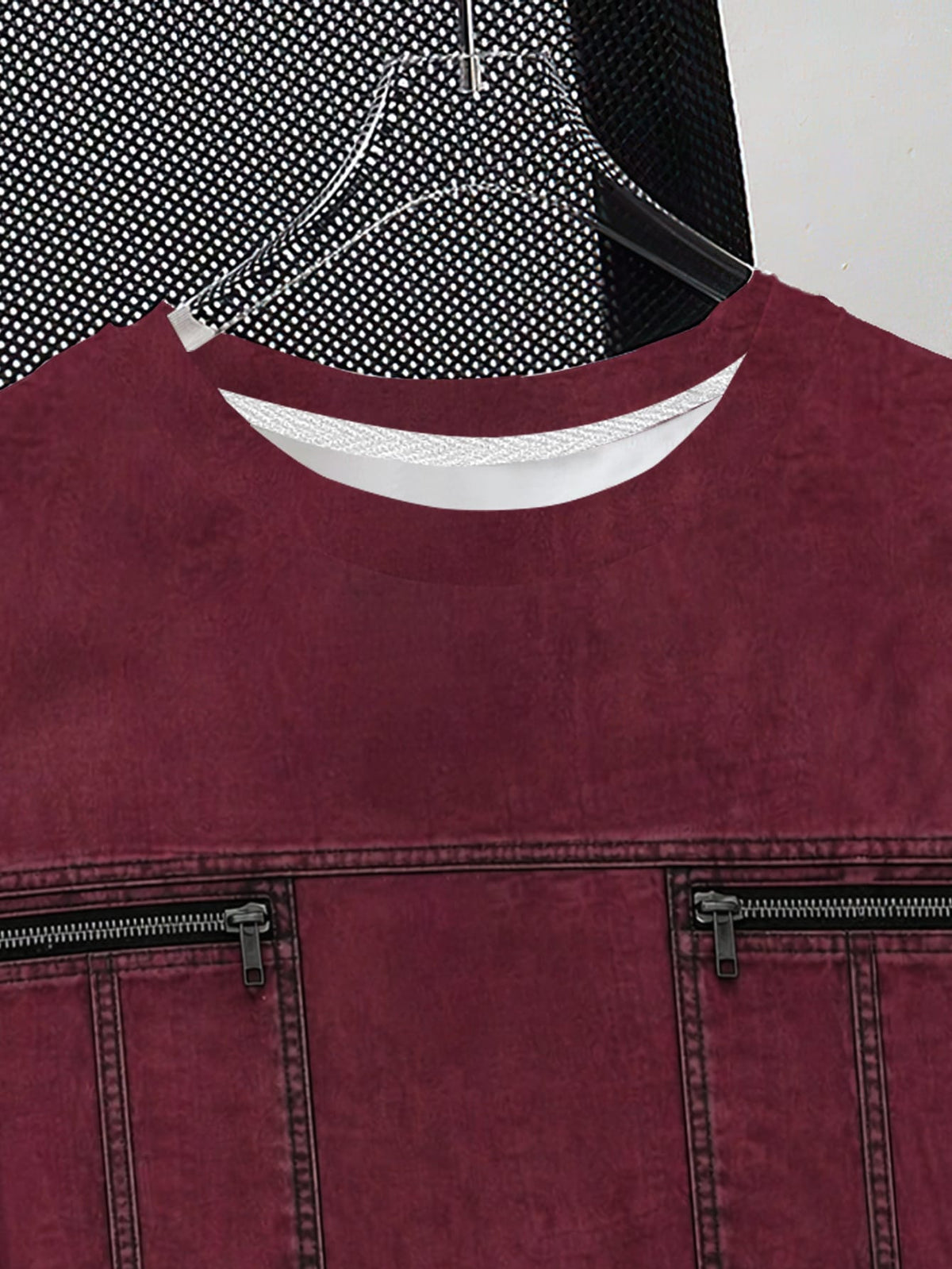 [New Style] Summer Men'S Short Sleeve T-Shirt Imitation Faux Denim Loose All-Match Round Neck Top Trendy Casual Short Sleeve Base Layer - Mixed colors