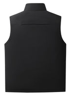 Directional Elegant New Autumn And Winter Fleece Vest, Warm And Cold-Resistant, Thick Coat That Can Be Worn on Both Sides, a Perfect Gift for Your Boyfriend During The Holidays - Black