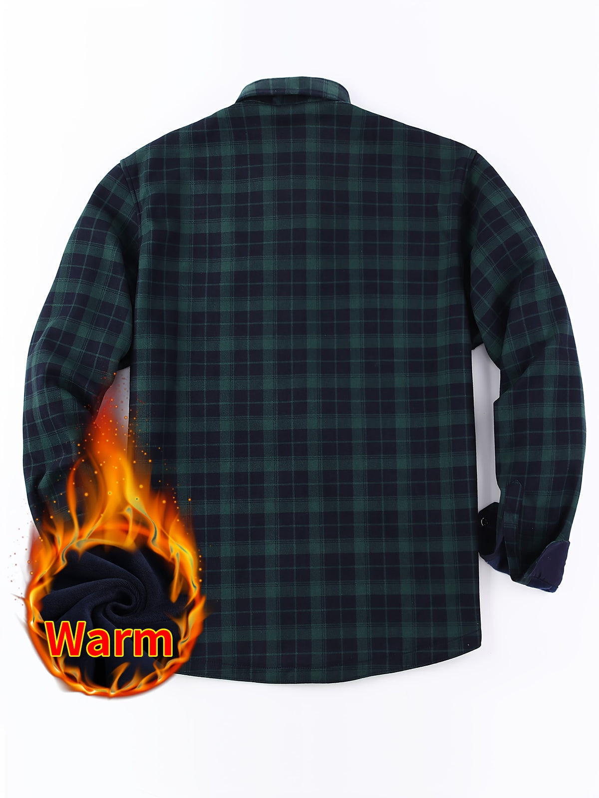 2026 Men's Plaid Shirt - Color Block Design, Brushed Lining, Warm Winter Flannel (Casual & Outdoor) Color Block Lining, Cold Weather Flannel for Outdoor Bold Color Block, Brushed Interior, Urban Style - Olive Green