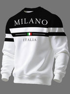Men's Crew Neck Sweatshirt, New Spring/Autumn Crew Neck Top, Trendy Men's Crew Neck Sweatshirt Winter Clothes for Men - Mixed colors