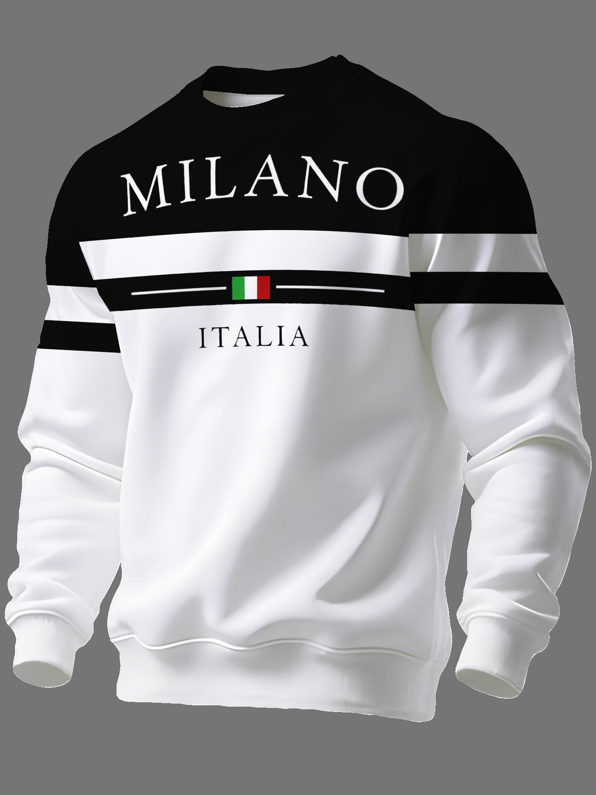 Men's Crew Neck Sweatshirt, New Spring/Autumn Crew Neck Top, Trendy Men's Crew Neck Sweatshirt Winter Clothes for Men - Mixed colors