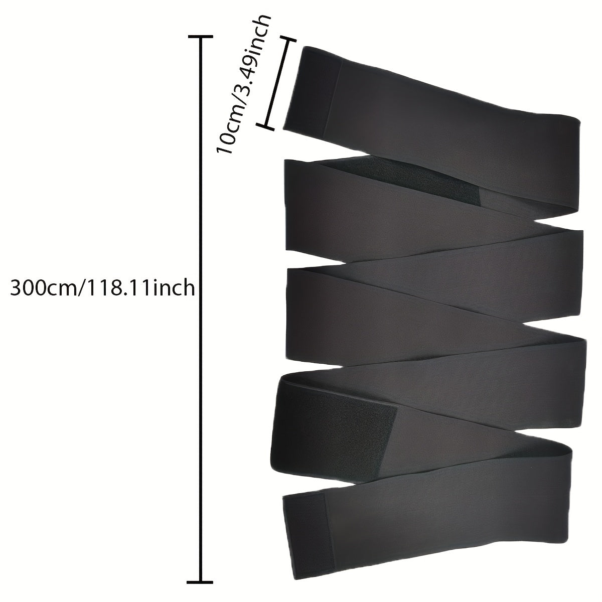 1pc Cloud Prime Women's Adjustable Waist Trainer Belt - 3/4/5m Length Tummy Control Corset with Buckle Closure, Compression for Posture &, & Workout Body Shaper (Black/ Purple)