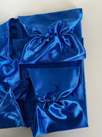 New Foreign Trade Women's Bodycon Dress, Solid Color Sleeveless Midi One-Shoulder Dress, Sexy Evening Gown - Blue