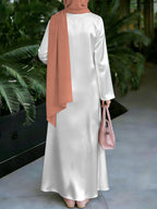 New Muslim Women's Fashion Arrival: Women's Dress, Classic Loose Fit, Middle Eastern Traditional Robe, Elegant Muslim Long Dress, Long Abaya. Restoring the Essence of the Middle Eastern Traditional Robe, This Is a Noble and Elegant Long Dress - Mixed colors