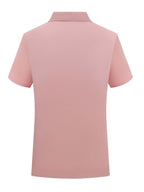 PARIS Pattern Print - Premium Men'S Classic Fashion Sport Casual Solid Color Short Sleeve Polo Shirt, Stylish And Breathable, Quick-Dry And Moisture-Wicking, Soft And Skin-Friendly, Multifunctional Polo Shirt Designed for Men - Pink Color