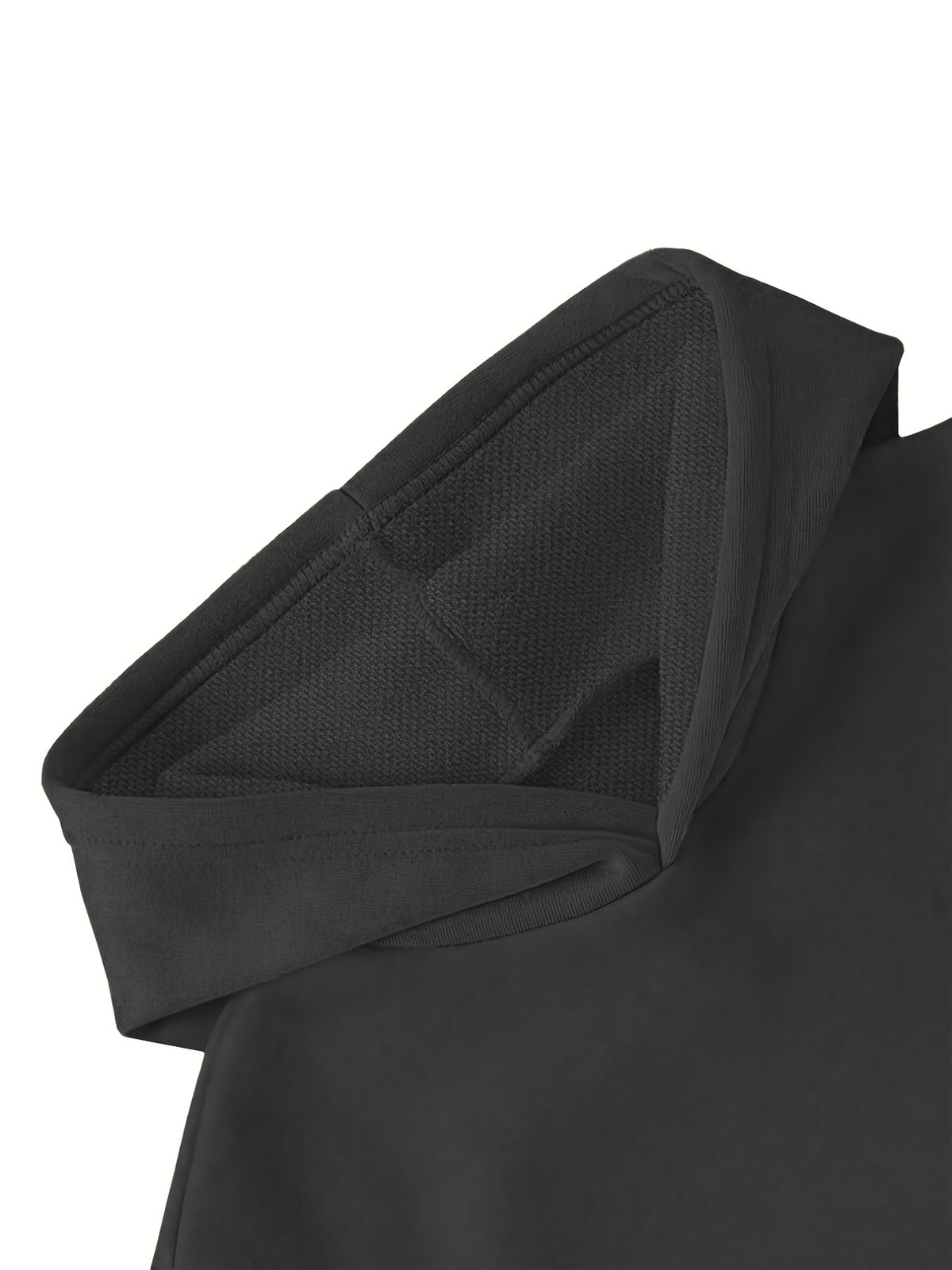 Long Hooded Sweatshirt, Dress Style Sweatshirt, Relaxed Women'S Commuting Look, Baggy Fit, Heat Transfer Design, Stretchy Ribbed Cuffs And Hem, Soft And Cozy Material, Available in Three Colors: Blue, Black, And Red - Black