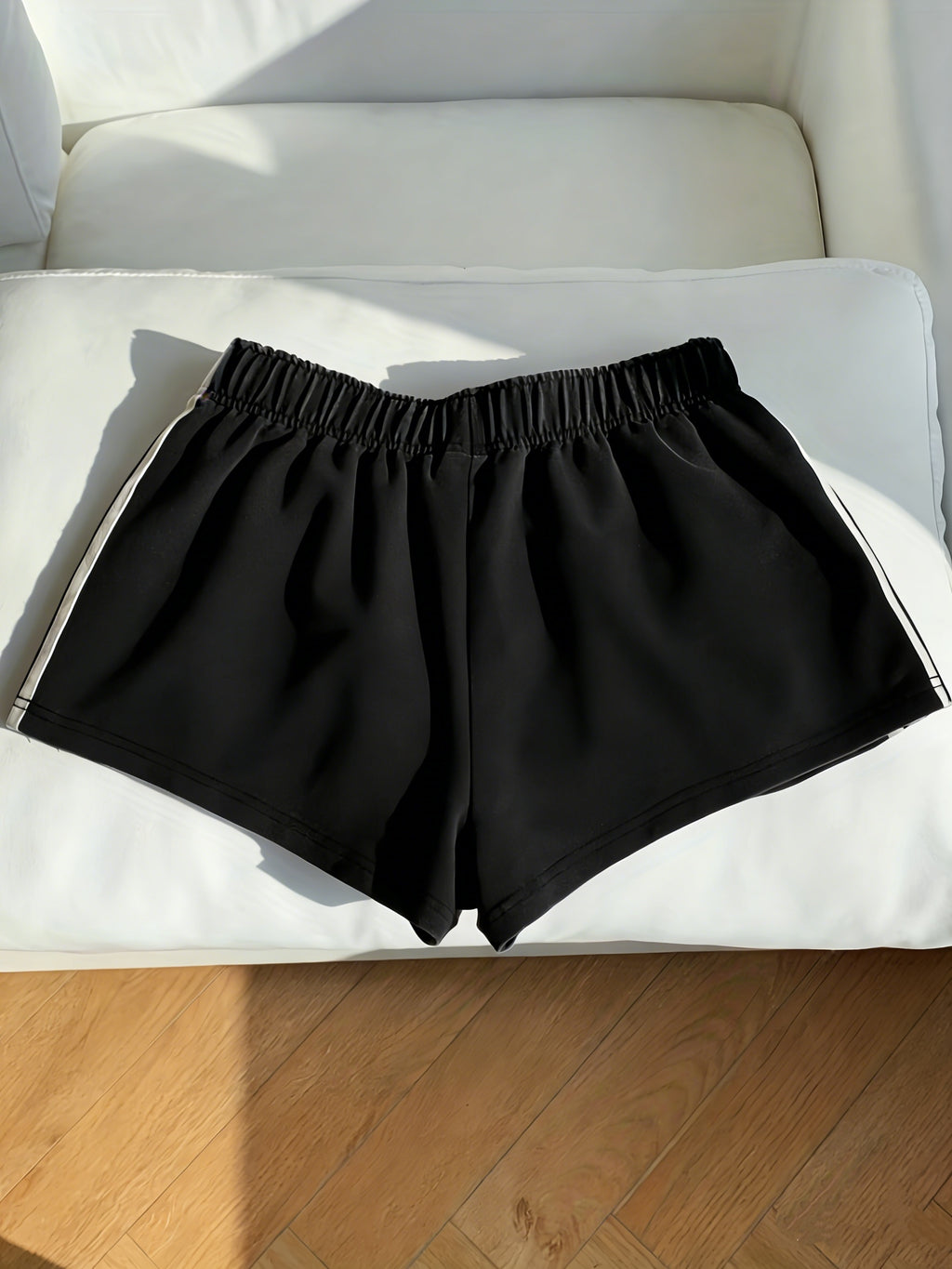 (ZD1019268) Ladies' Fashionable Casual Shorts - Black