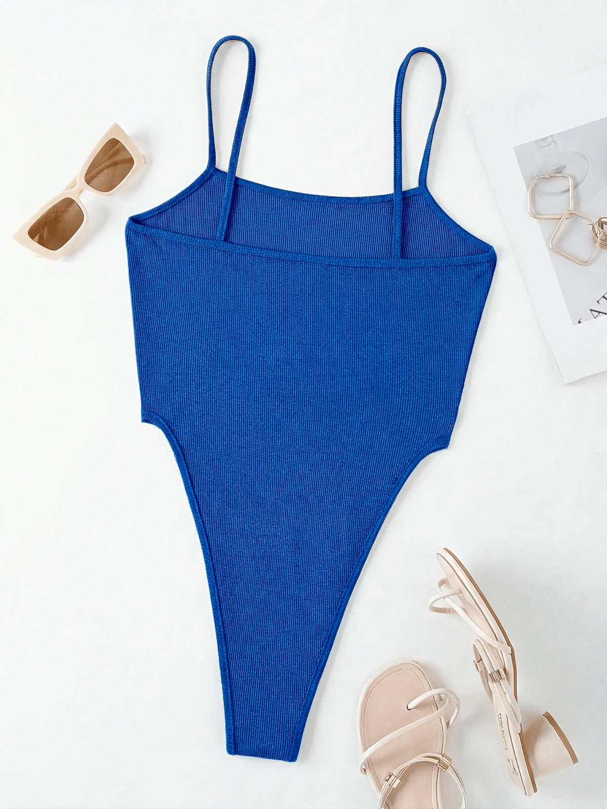 Mini Bodysuit for Women, Style - Blue