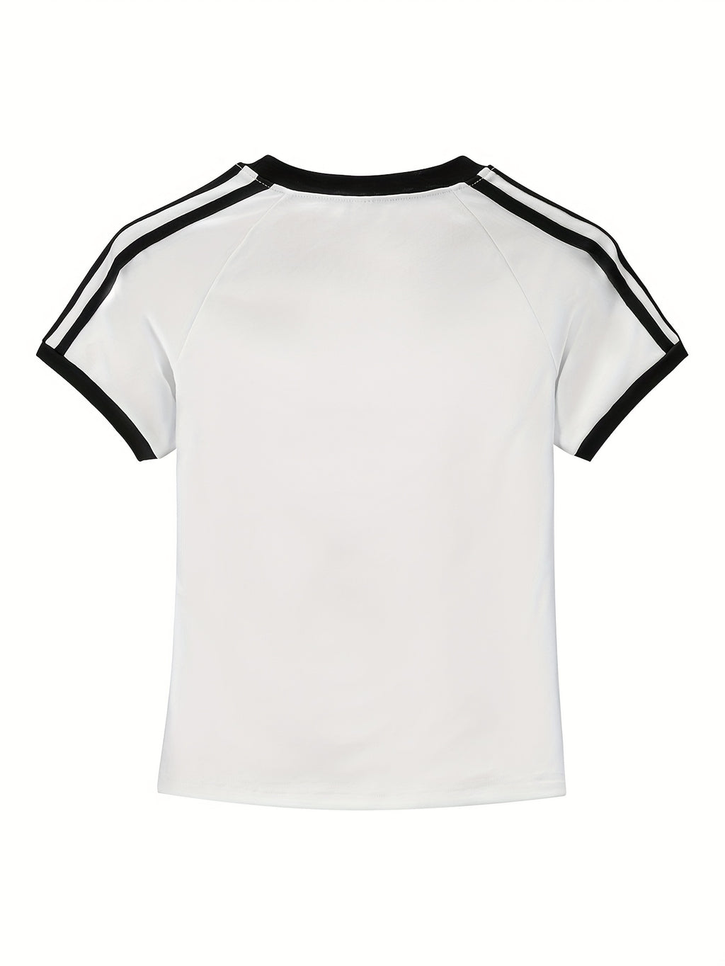 Women'S Y2K-Inspired California Graphic Tee - Short Sleeve, Slim Fit, White with Blue & Black Print, Casual Summer Top for Casual Attire, Casual Summer Wear | Y2K Fashion | Nontransparent Material - White