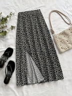 Spring/Summer Women's Fashion Casual Versatile Skirt - Black