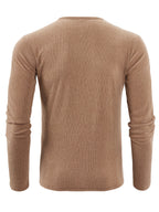 3pcs Set of New Autumn Knit Tops - Khaki + Navy Blue+ White