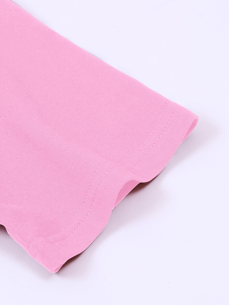 Sanrio Authorized Hello Kitty Print Women'S T-Shirt, Double Cherry Sweet Style for Spring And Summer, Machine Washable Without Deformation, Showcasing Refreshing Temperament - Pink