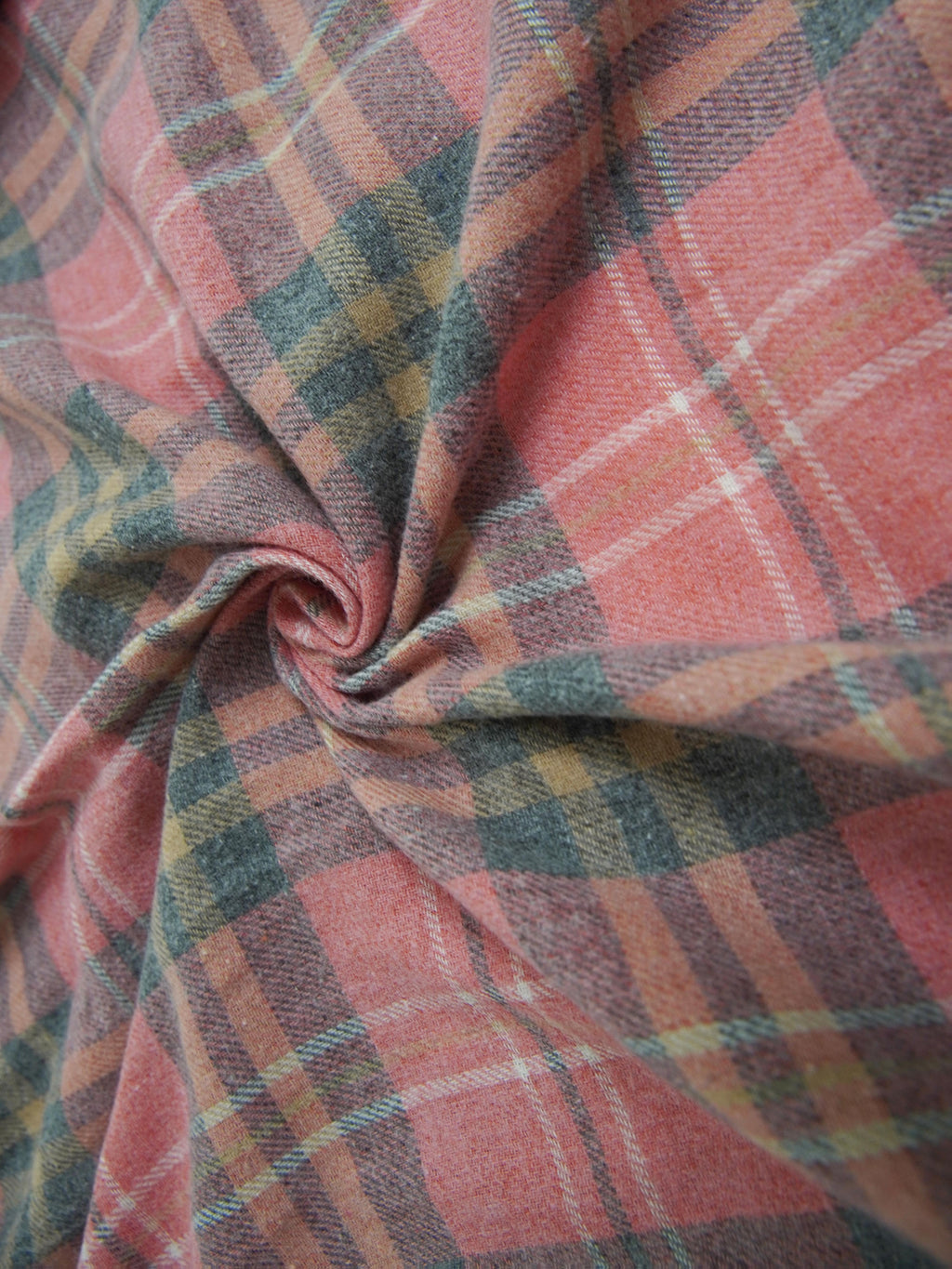 New Women'S Plaid Pattern Button-Pocket Casual Long Sleeve Shirt - Classic Versatile Casual Comfortable All-Season Elegant Shirt - Peach